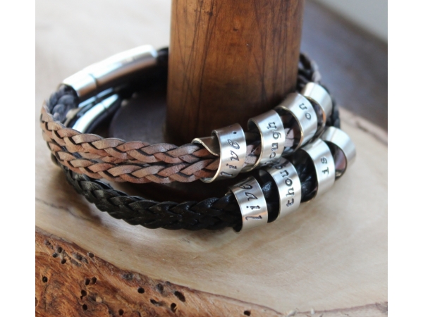 Personalized His Hers Or Mother Daughter Secret Message Personalized His Hers Or Mother Daughter Secret Message Bracelets 2 Sisters Handcrafted