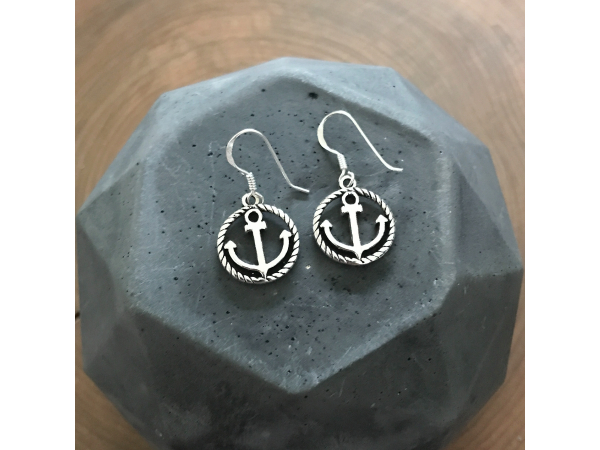 anchor earrings