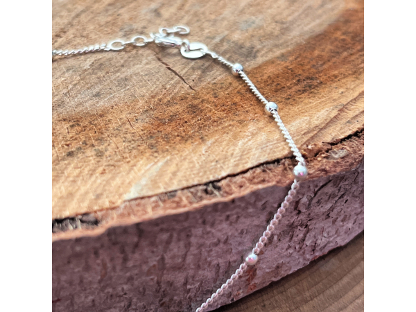 silver anklet