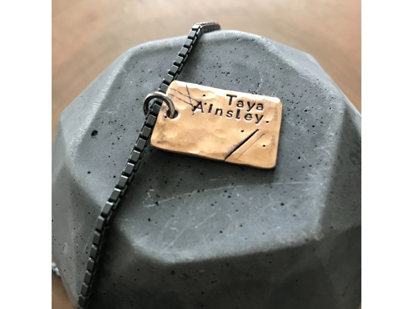 Men's personalized necklace