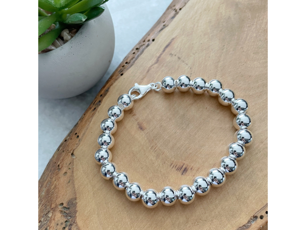 large ball bead bracelet