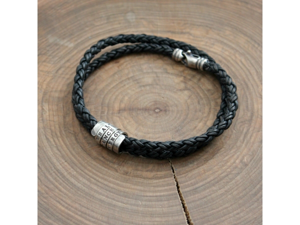 personalized men's custom bracelet