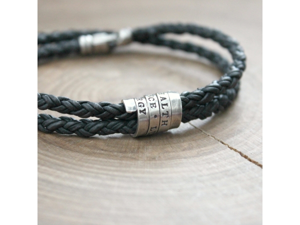 Men's personalized bracelet