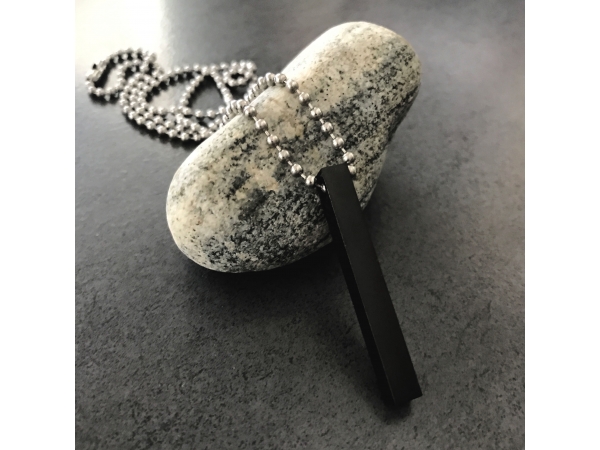 men's bar necklace
