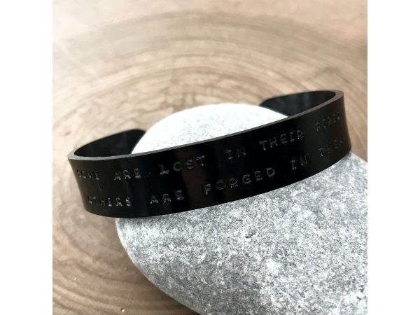 personalized men's cuff