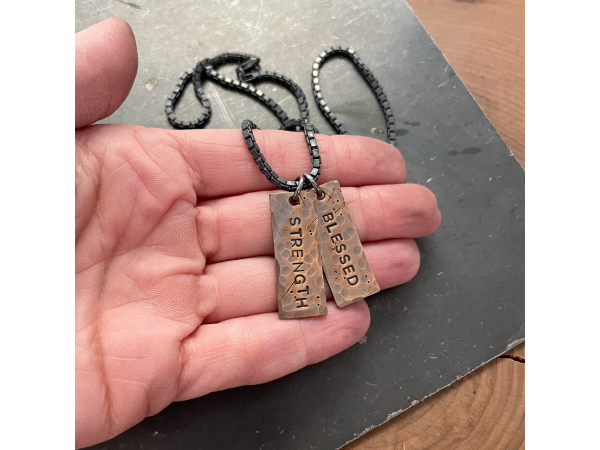 personalized men's necklace