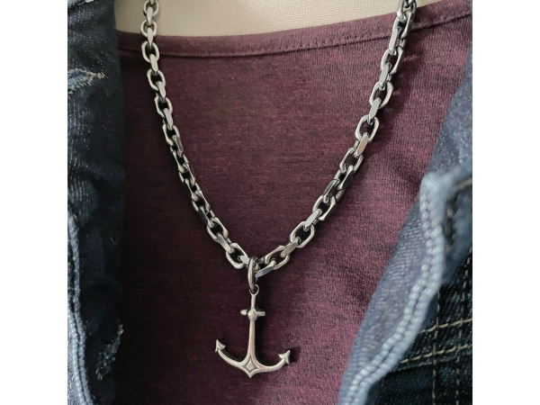 oxidized men's chain