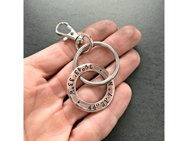 hand stamped and personalized men's