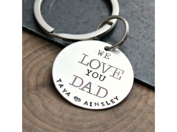 keychain with children's names