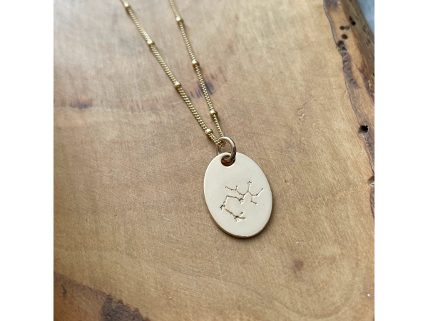 gold constellation necklace
