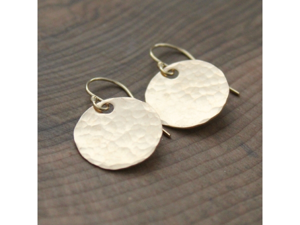 gold dangle earrings