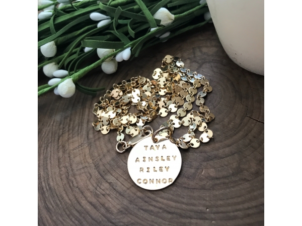 Gold fill Grace necklace