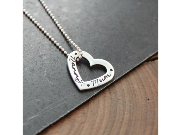 personalized woman's necklace