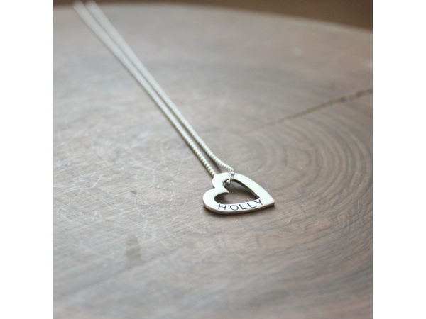 custom silver necklace