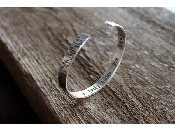 personalized cuff bracelet