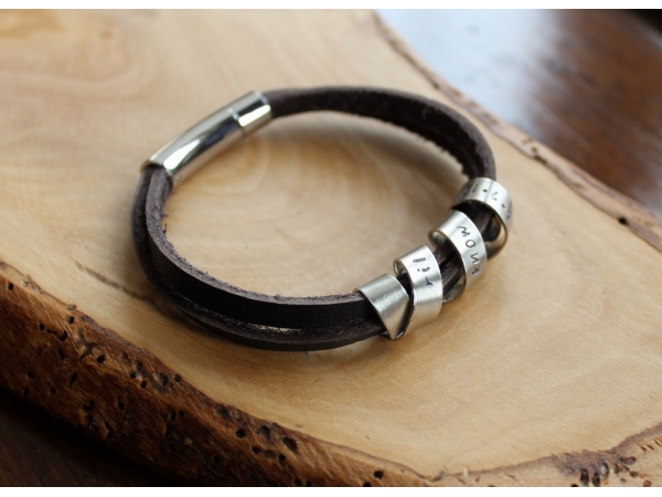 personalized men's bracelet