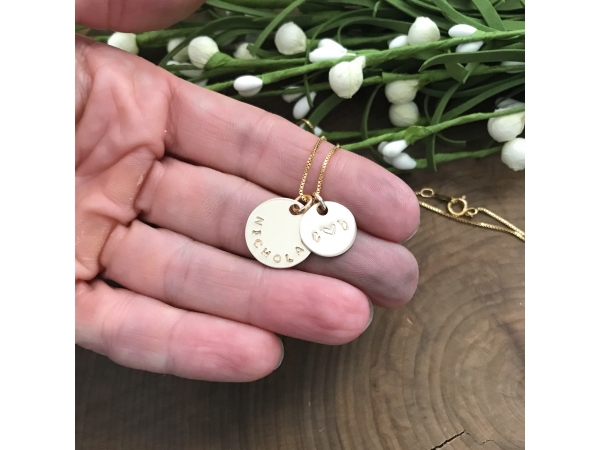 14k gold fill custom gold necklace