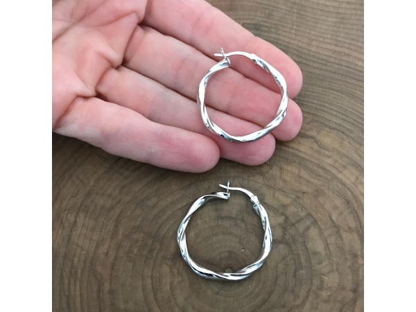 large hoop earrings
