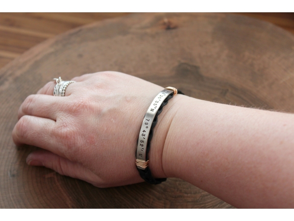 personalized men's bracelet