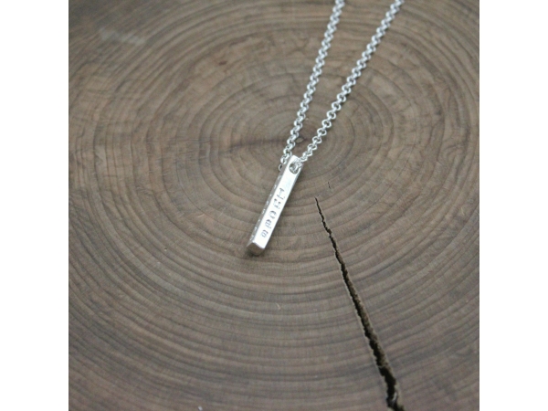 custom silver necklace