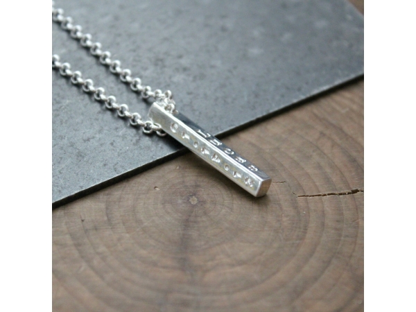 men's personalized necklace