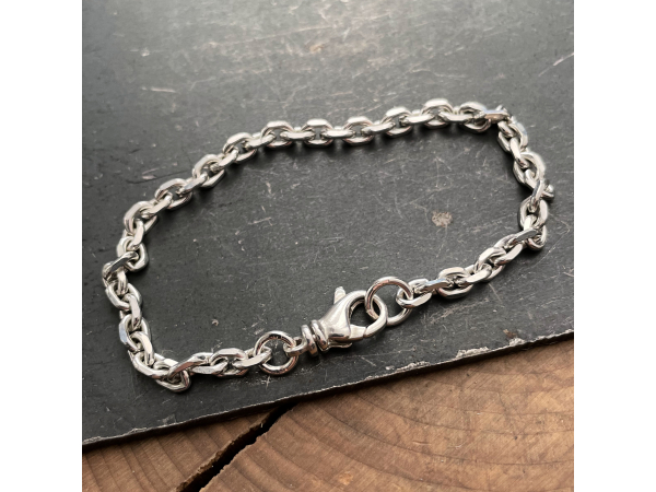 sterling silver chain bracelet