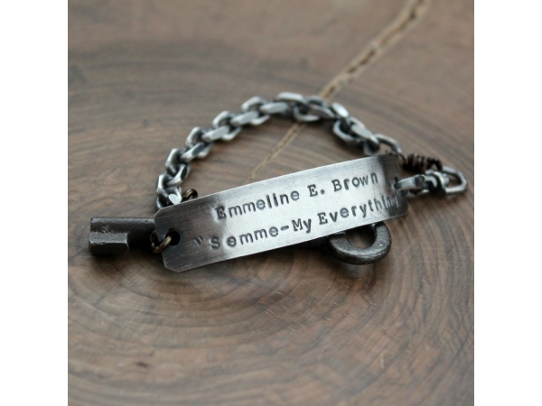 men's personalized bracelet