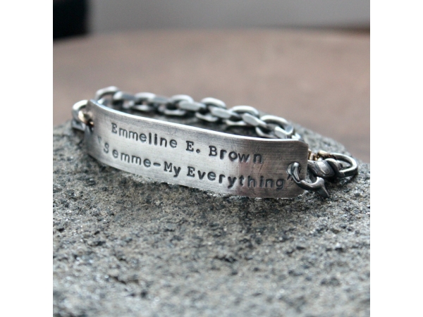 Men's personalized jewelry