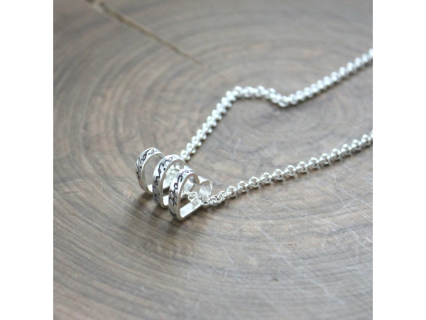 personalized heart necklace