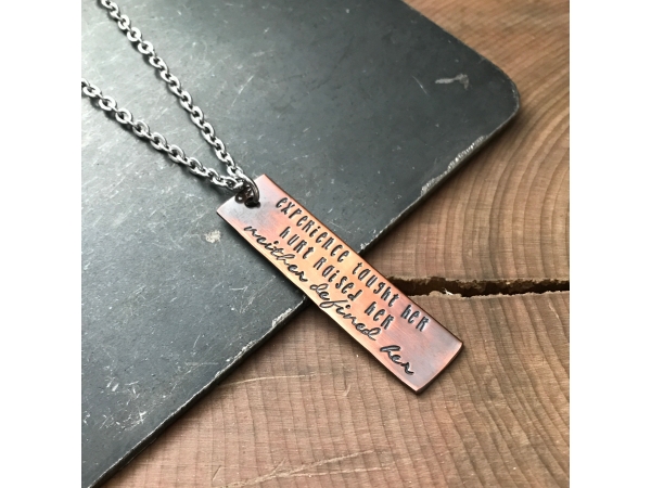 custom pronouns strength necklace