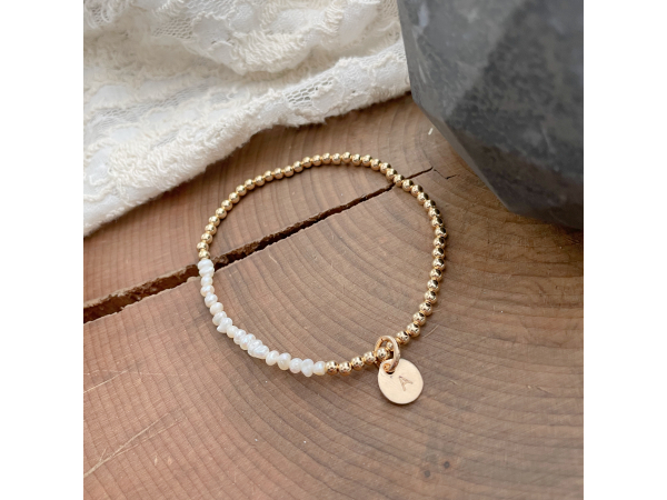personalized gold bracelet