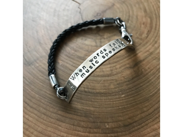 personalized mens rugged bracelet