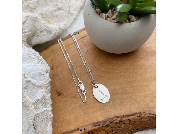 silver constellation necklace