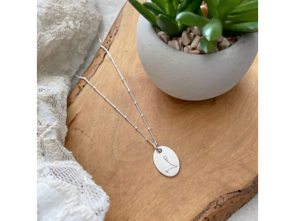 oval constellation necklace