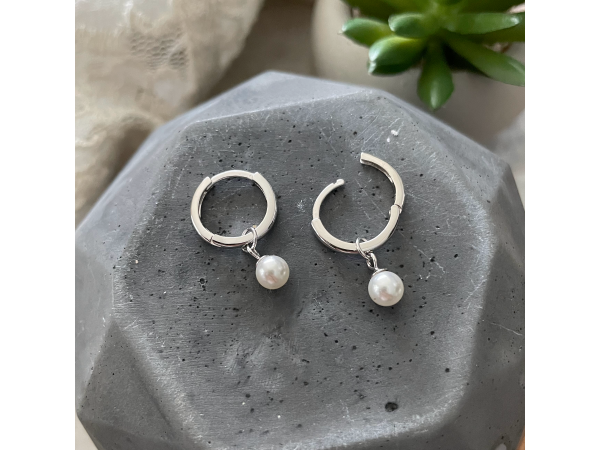sterling silver hoops