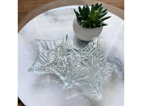 crystal star trinket dish