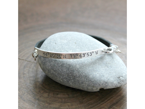 mens personalized bracelet