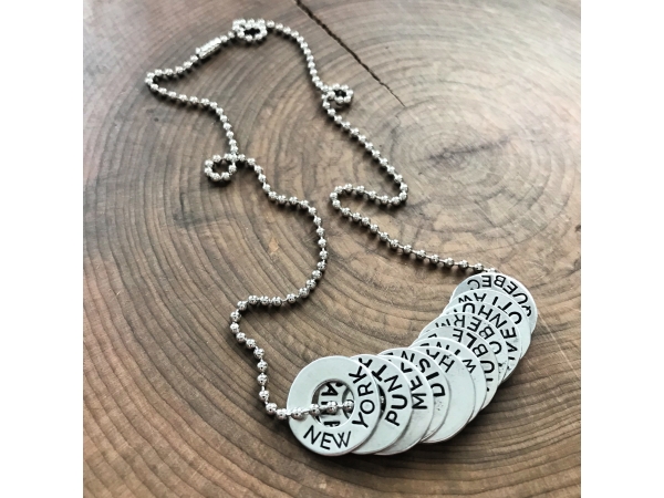 personalized location necklace