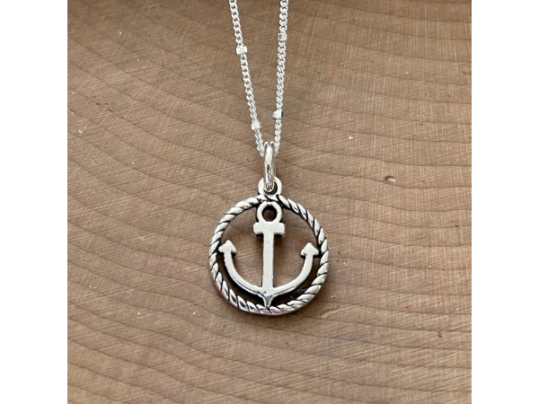 silver anchor chain