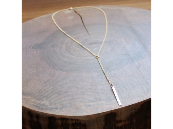 gold lariat necklace