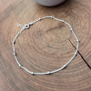 sterling silver anklet