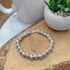 silver balls bracelet