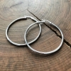classic silver hoops