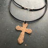 Personalized cross necklace