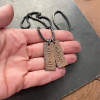 personalized men's necklace