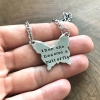 caterpillar to butterfly graduation necklace