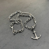 sterling silver anchor chain