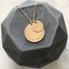 personalized gold family necklace