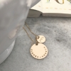 engraved gold necklace