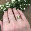personalized gold stacking rings
